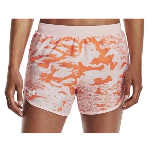 UNDER ARMOUR Women's Fly By 2.0 BETA TINT Printed Shorts SIZE XS NWT - Picture 1 of 3